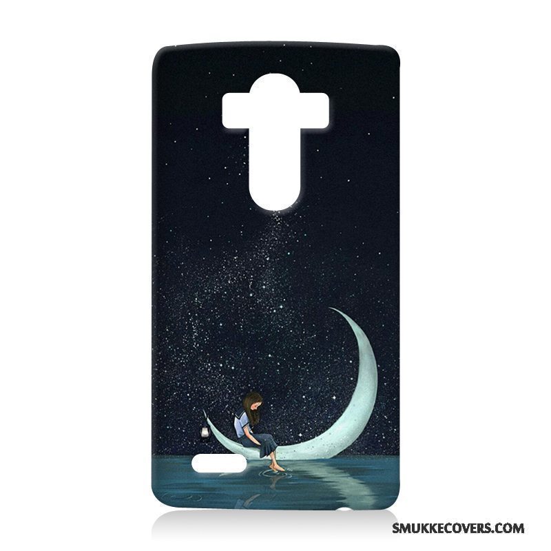 Etui Lg G4 Blød Telefongul, Cover Lg G4 Cartoon Anti-fald Hård