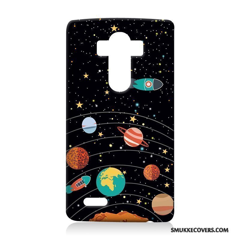 Etui Lg G4 Blød Telefongul, Cover Lg G4 Cartoon Anti-fald Hård