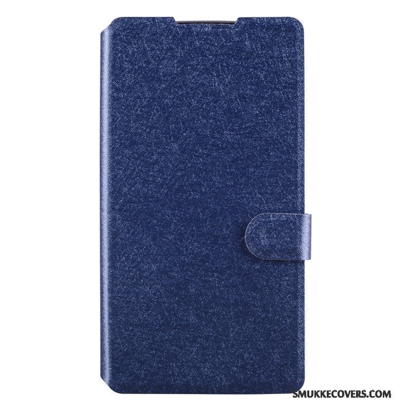 Etui Lg G4 Læder Dyb Farve Lilla, Cover Lg G4 Folio Telefon