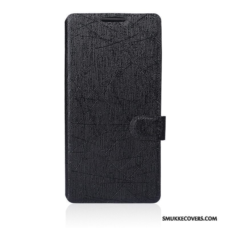 Etui Lg G4 Læder Dyb Farve Lilla, Cover Lg G4 Folio Telefon