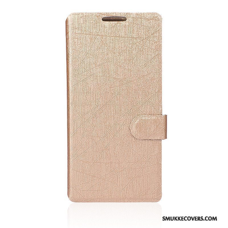 Etui Lg G4 Læder Dyb Farve Lilla, Cover Lg G4 Folio Telefon