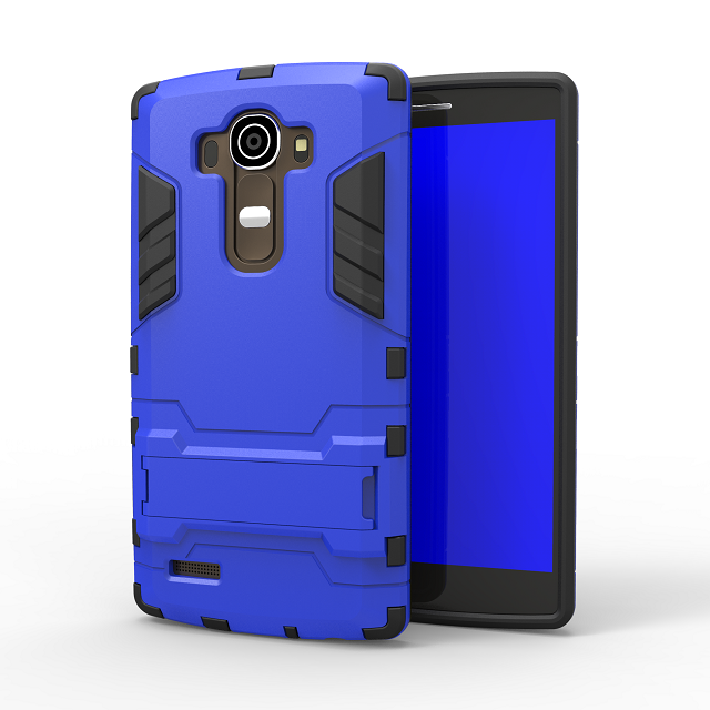 Etui Lg G4 Support Telefonanti-fald, Cover Lg G4 Tasker Trend Cyan