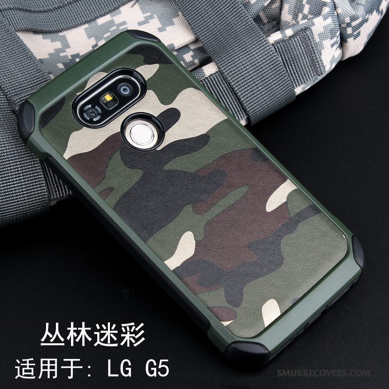 Etui Lg G5 Blød Telefonanti-fald, Cover Lg G5 Beskyttelse Camouflage