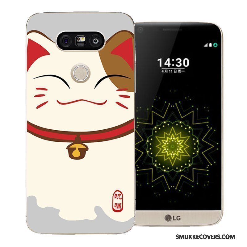 Etui Lg G5 Cartoon Rød Anti-fald, Cover Lg G5 Kreativ Telefonhård