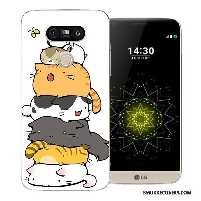 Etui Lg G5 Cartoon Rød Anti-fald, Cover Lg G5 Kreativ Telefonhård