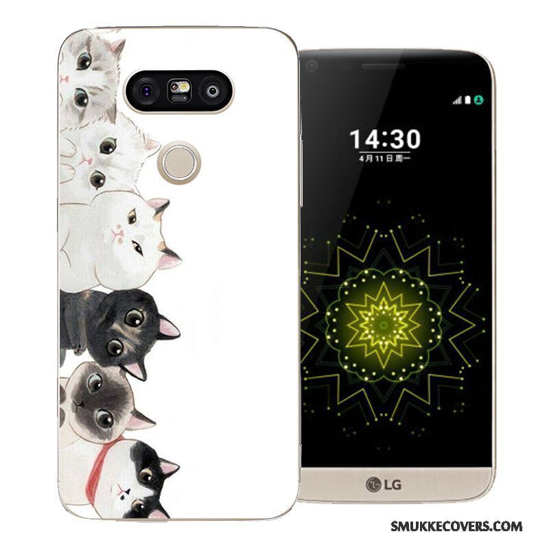 Etui Lg G5 Cartoon Rød Anti-fald, Cover Lg G5 Kreativ Telefonhård