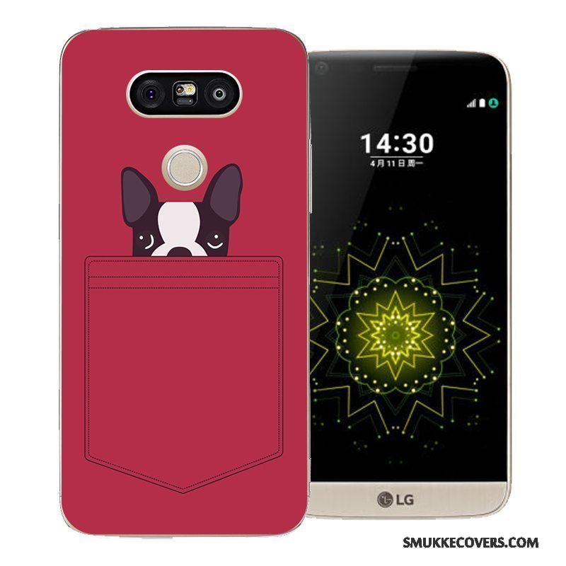 Etui Lg G5 Cartoon Rød Anti-fald, Cover Lg G5 Kreativ Telefonhård