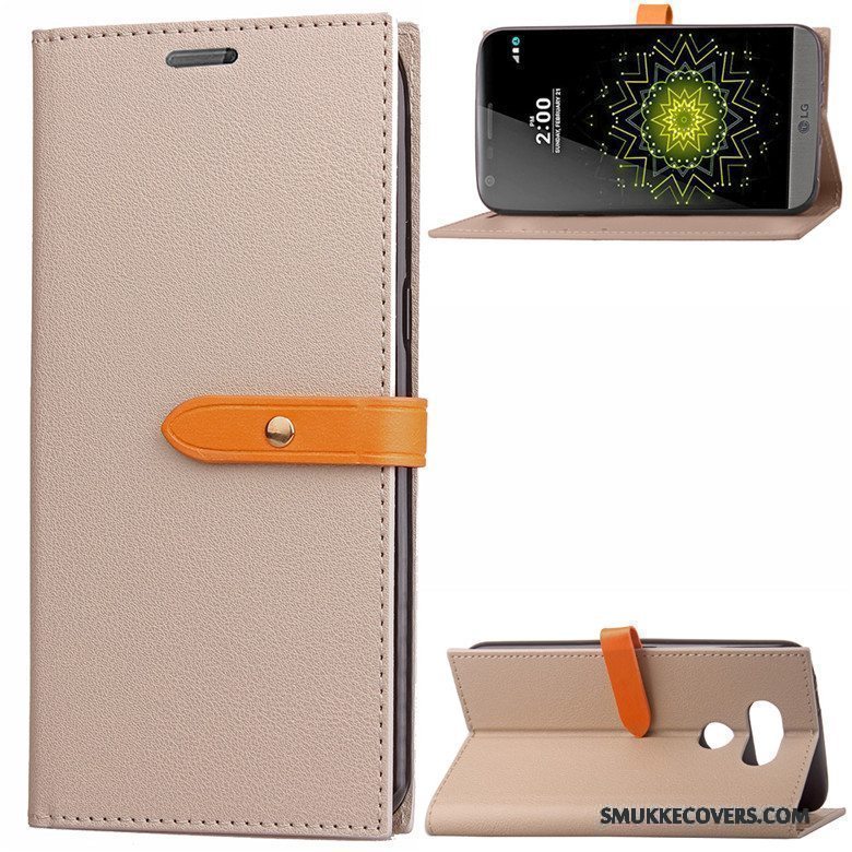 Etui Lg G5 Læder Telefonbusiness, Cover Lg G5 Folio Trend