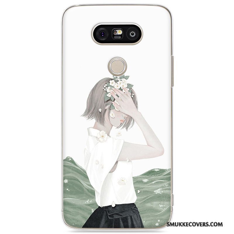 Etui Lg G5 Malet Anti-fald Telefon, Cover Lg G5 Beskyttelse Hård Kunst