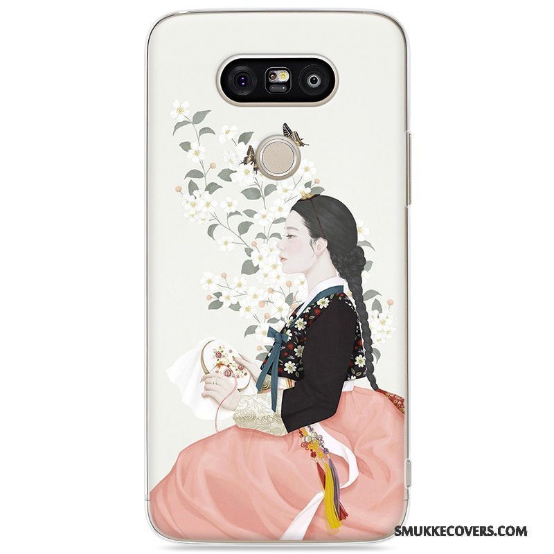 Etui Lg G5 Malet Anti-fald Telefon, Cover Lg G5 Beskyttelse Hård Kunst