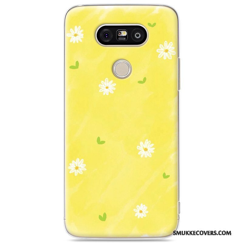 Etui Lg G5 Malet Hård Anti-fald, Cover Lg G5 Kreativ Telefonhvid