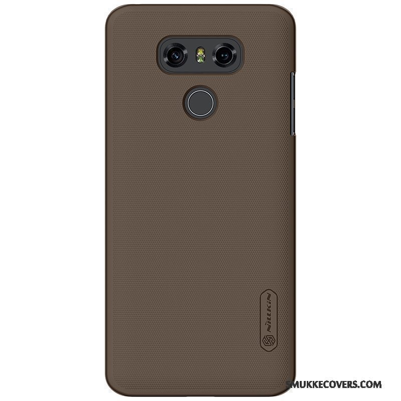 Etui Lg G6 Beskyttelse Skridsikre Hård, Cover Lg G6 Guld Nubuck