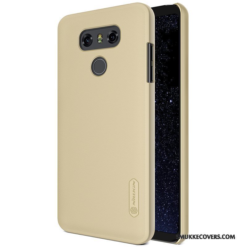 Etui Lg G6 Beskyttelse Telefonhård, Cover Lg G6 Rød Nubuck