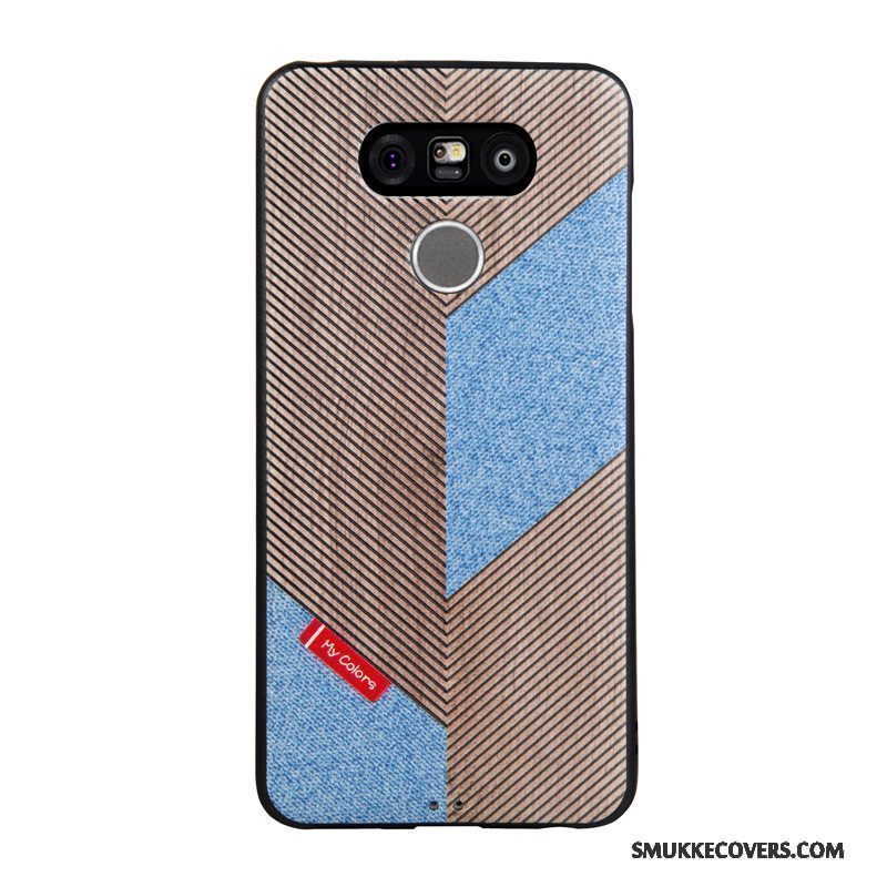 Etui Lg G6 Blød Anti-fald Telefon, Cover Lg G6 Beskyttelse Nubuck