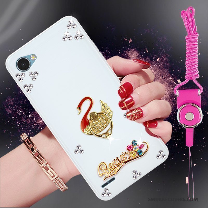 Etui Lg G6 Blød Hvid Telefon, Cover Lg G6 Strass