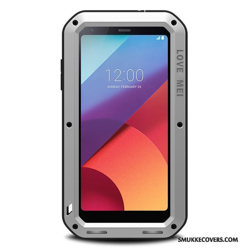 Etui Lg G6 Tasker Anti-fald Telefon, Cover Lg G6 Beskyttelse Hård Hvid