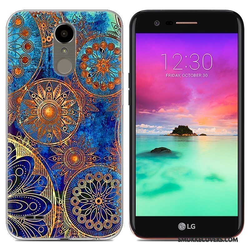 Etui Lg K10 2017 Blød Tynd Grå, Cover Lg K10 2017 Kreativ Telefontrend