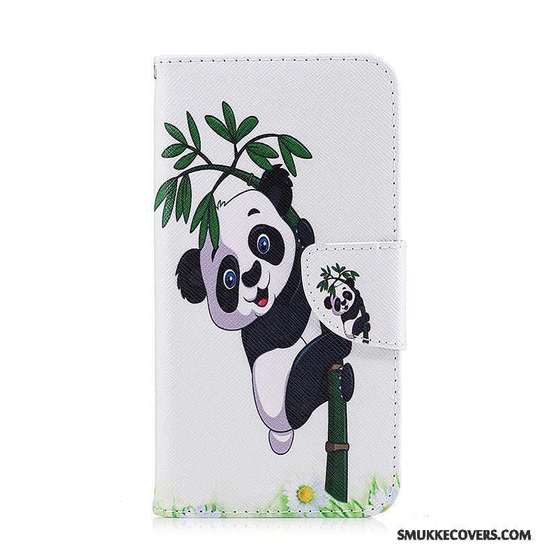 Etui Lg K10 2017 Læder Telefonsort, Cover Lg K10 2017 Beskyttelse