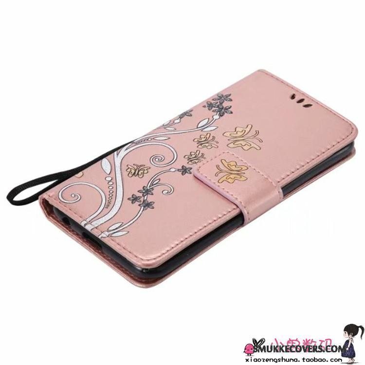 Etui Lg K10 2017 Silikone Anti-fald Hængende Ornamenter, Cover Lg K10 2017 Blød Telefonlyserød