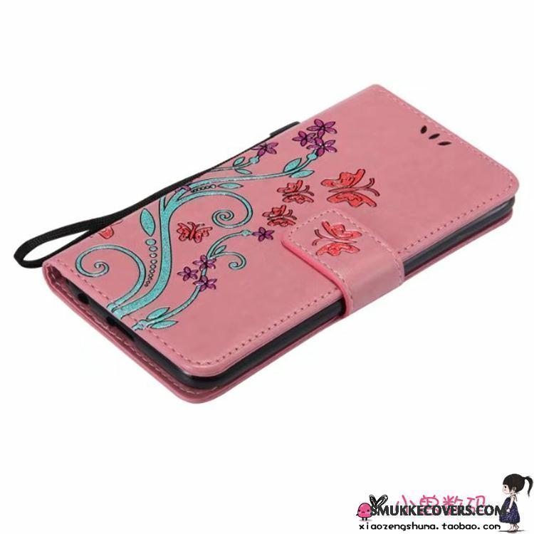 Etui Lg K10 2017 Silikone Anti-fald Hængende Ornamenter, Cover Lg K10 2017 Blød Telefonlyserød