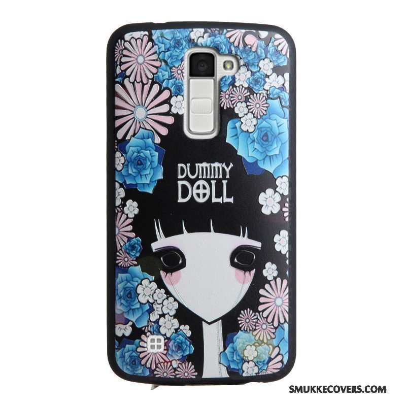 Etui Lg K10 Relief Telefon, Cover Lg K10 Silikone