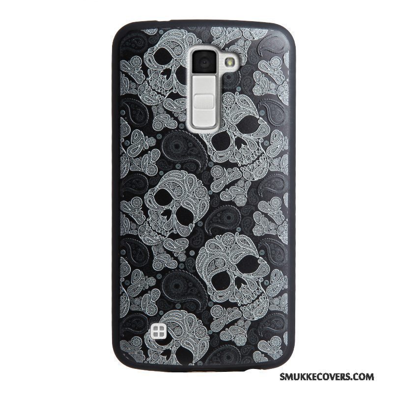 Etui Lg K10 Relief Telefon, Cover Lg K10 Silikone