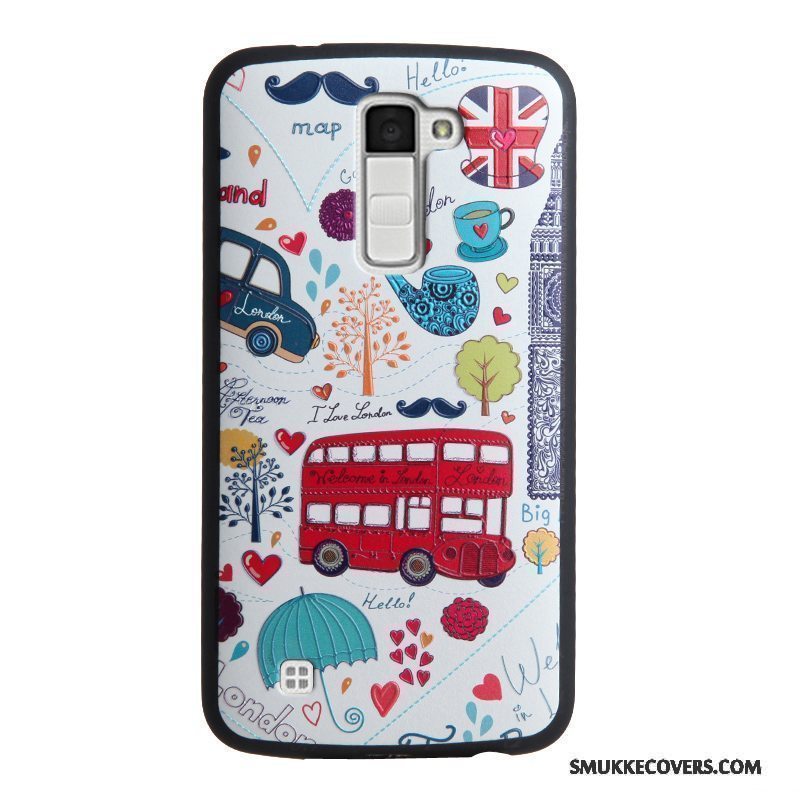 Etui Lg K10 Relief Telefon, Cover Lg K10 Silikone