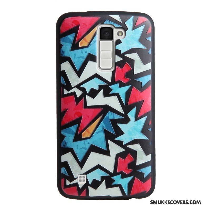 Etui Lg K10 Relief Telefon, Cover Lg K10 Silikone