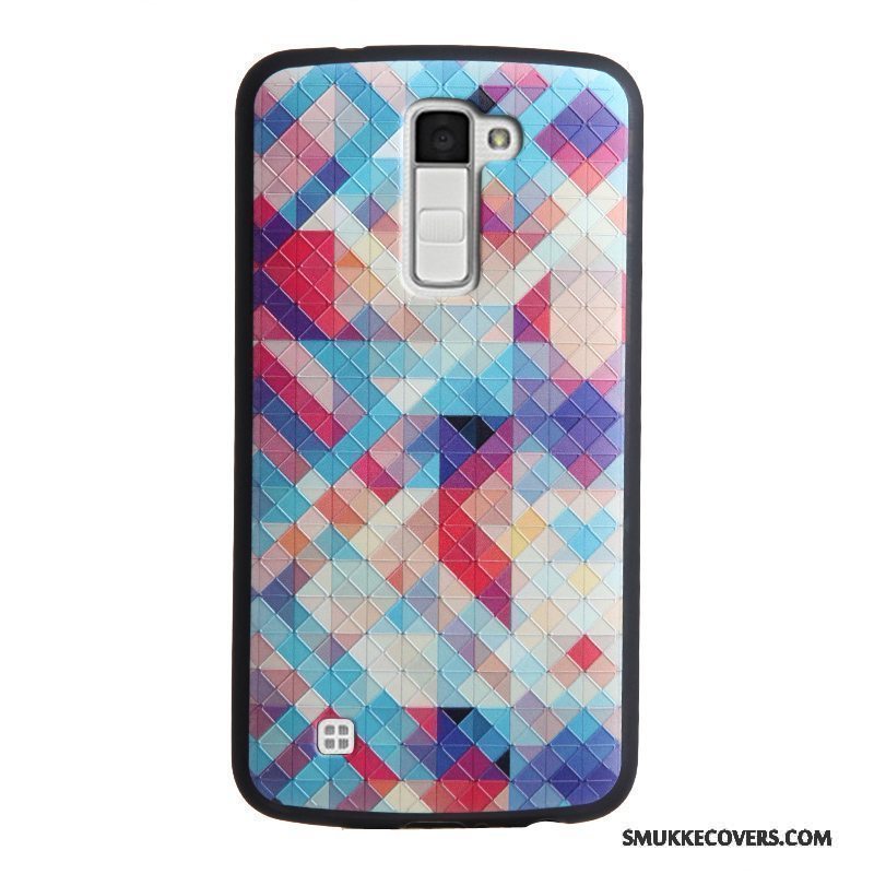 Etui Lg K10 Relief Telefon, Cover Lg K10 Silikone