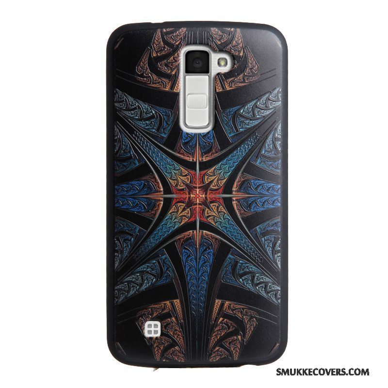 Etui Lg K10 Relief Telefon, Cover Lg K10 Silikone