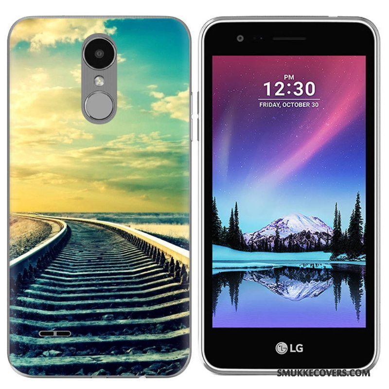 Etui Lg K4 2017 Kreativ Lilla Europa, Cover Lg K4 2017 Silikone Scenery Telefon