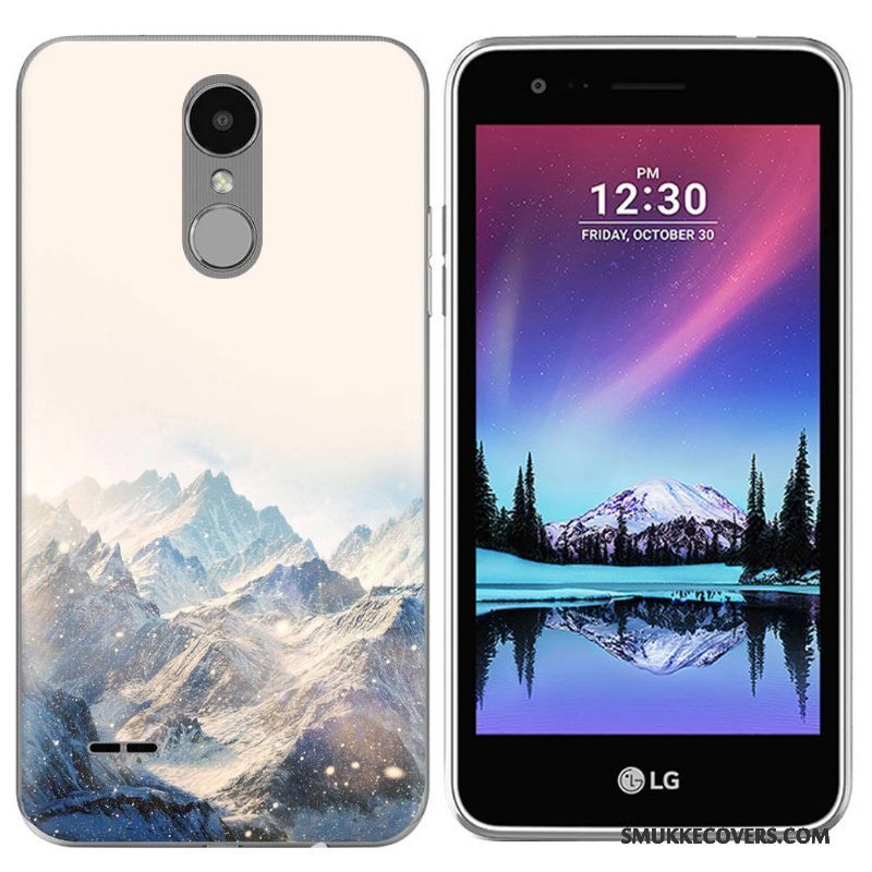 Etui Lg K4 2017 Kreativ Lilla Europa, Cover Lg K4 2017 Silikone Scenery Telefon