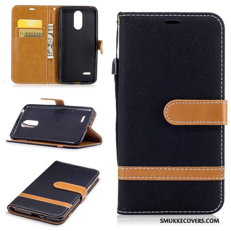 Etui Lg K4 2017 Silikone Kort Simple, Cover Lg K4 2017 Folio Telefonkunst
