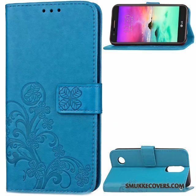 Etui Lg K8 2017 Beskyttelse Hængende Ornamenter Telefon, Cover Lg K8 2017 Folio Anti-fald Trend