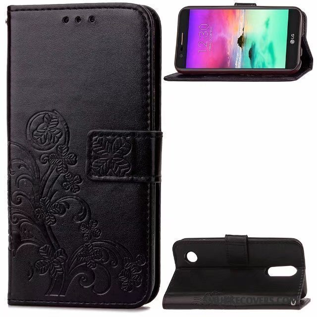 Etui Lg K8 2017 Beskyttelse Hængende Ornamenter Telefon, Cover Lg K8 2017 Folio Anti-fald Trend