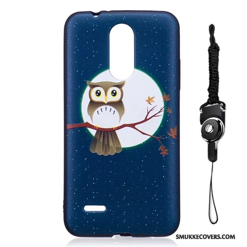 Etui Lg K8 2017 Blød Lyserød Hængende Ornamenter, Cover Lg K8 2017 Malet Telefonnubuck