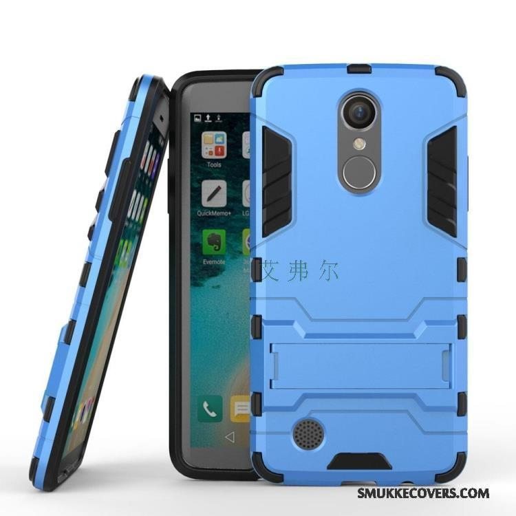 Etui Lg K8 2017 Support Anti-fald Rød, Cover Lg K8 2017 Beskyttelse