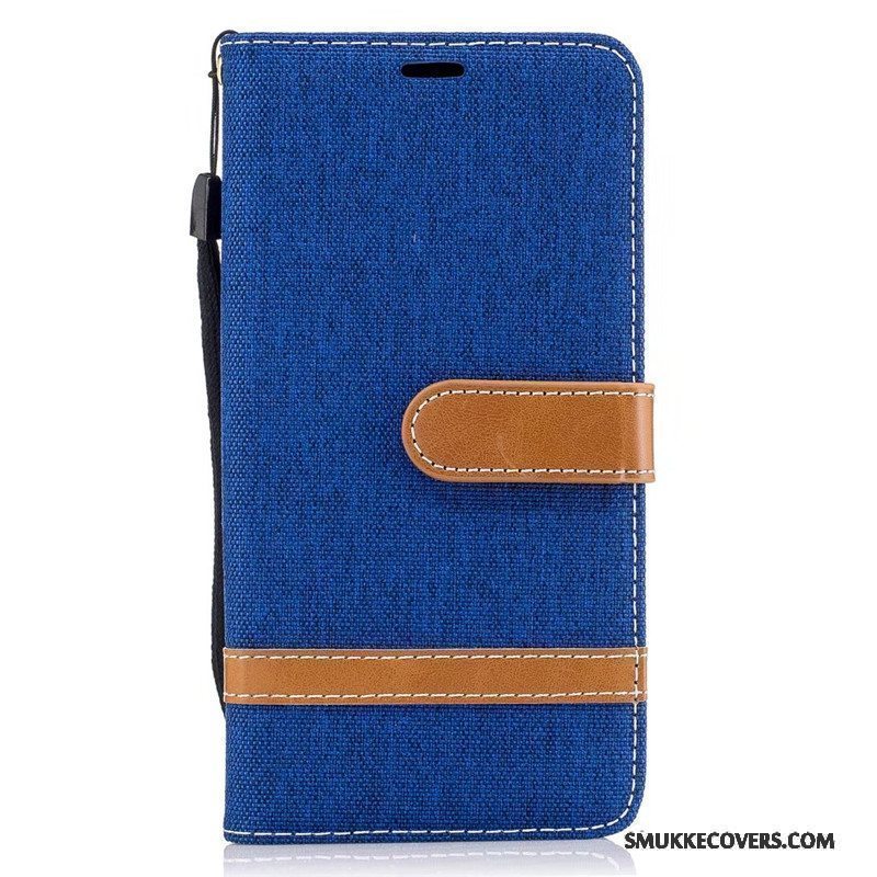 Etui Lg K8 Beskyttelse Lilla Denim, Cover Lg K8 Folio