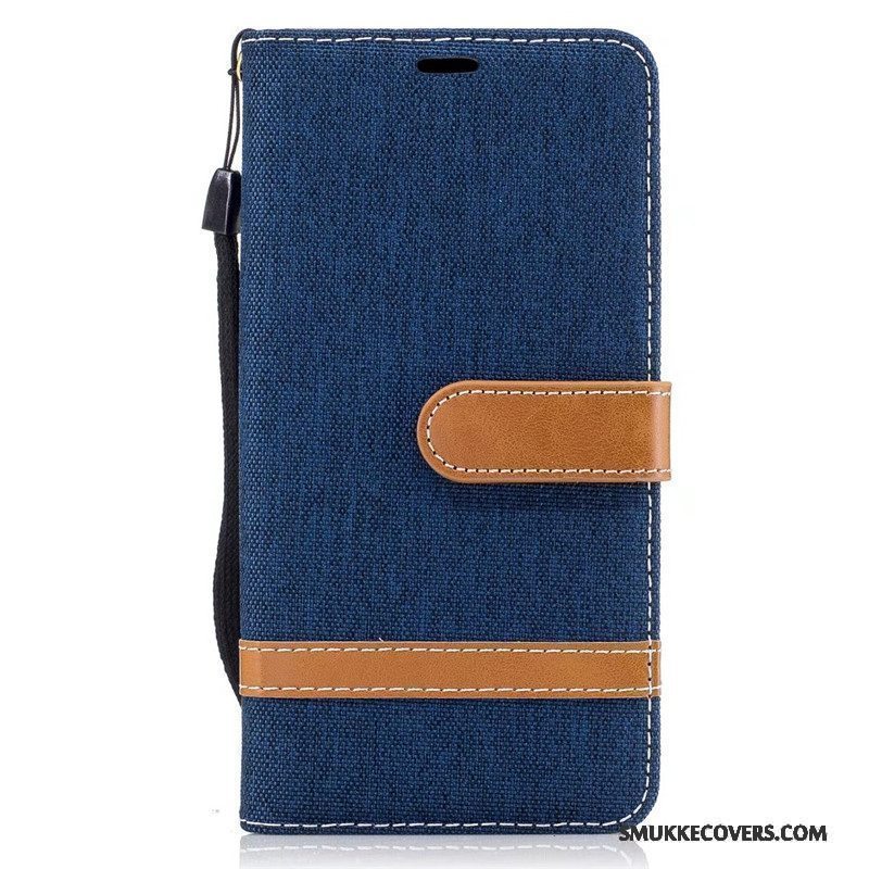 Etui Lg K8 Beskyttelse Lilla Denim, Cover Lg K8 Folio