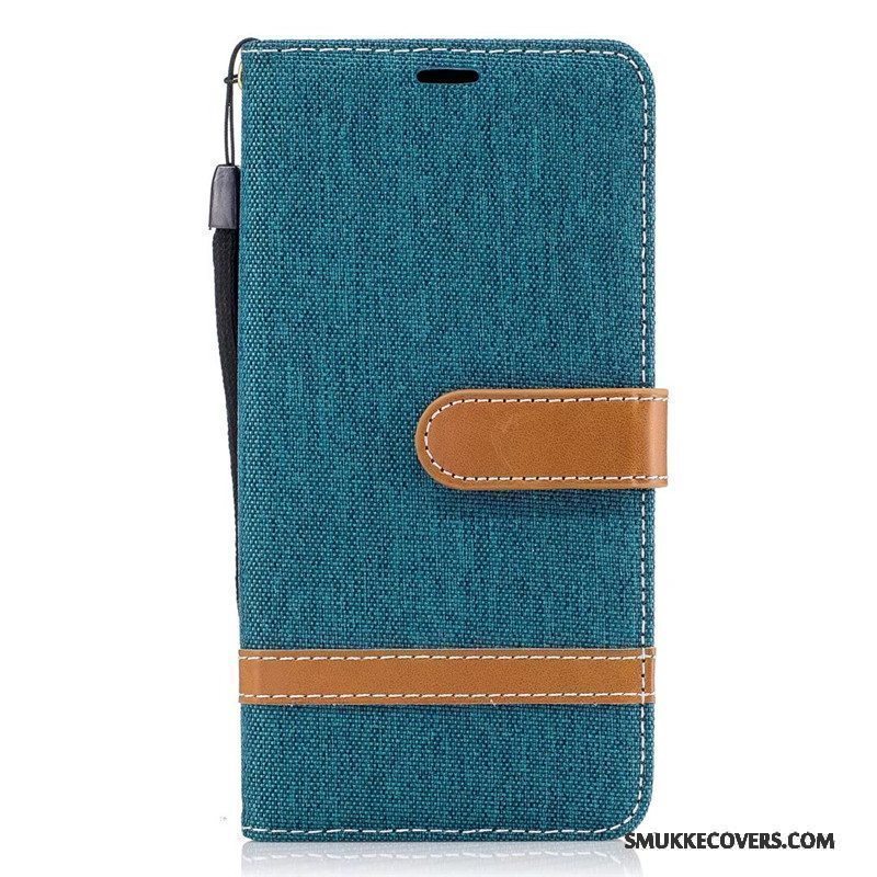 Etui Lg K8 Beskyttelse Lilla Denim, Cover Lg K8 Folio