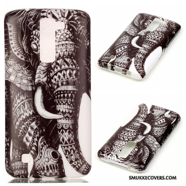 Etui Lg K8 Cartoon Hængende Ornamenter Lilla, Cover Lg K8 Beskyttelse Anti-fald