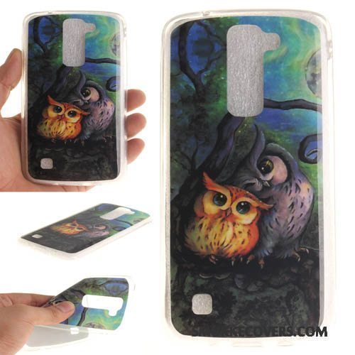 Etui Lg K8 Cartoon Hængende Ornamenter Lilla, Cover Lg K8 Beskyttelse Anti-fald