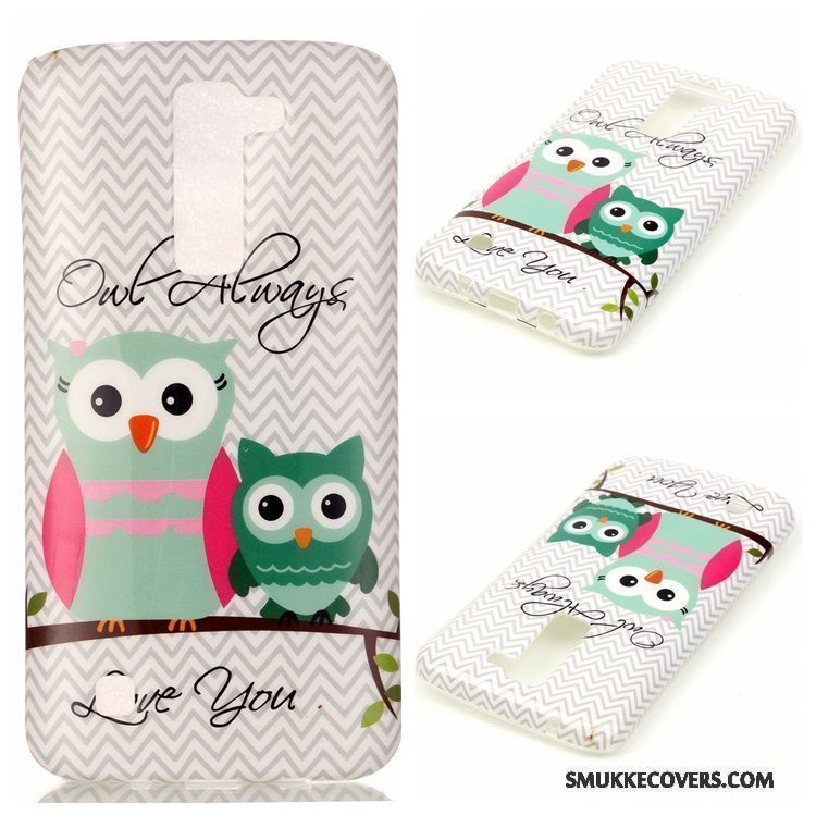 Etui Lg K8 Cartoon Hængende Ornamenter Lilla, Cover Lg K8 Beskyttelse Anti-fald