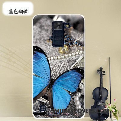 Etui Lg K8 Silikone Hård Telefon, Cover Lg K8 Tasker Anti-fald Lyserød