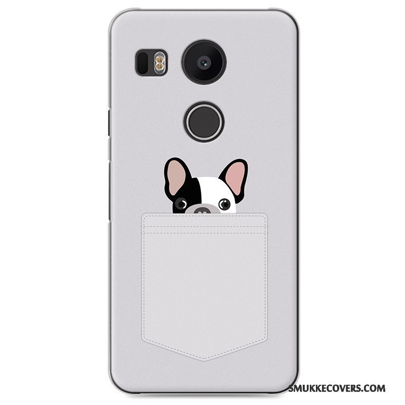 Etui Lg Nexus 5x Malet Smuk Telefon, Cover Lg Nexus 5x Cartoon Hård Blå