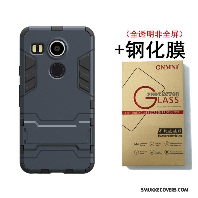 Etui Lg Nexus 5x Support Hård Anti-fald, Cover Lg Nexus 5x Beskyttelse Rød Telefon