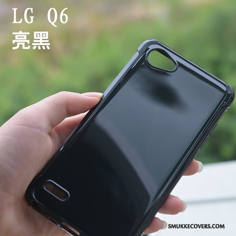 Etui Lg Q6 Tasker Gennemsigtig Telefon, Cover Lg Q6 Blød Hvid Tynd