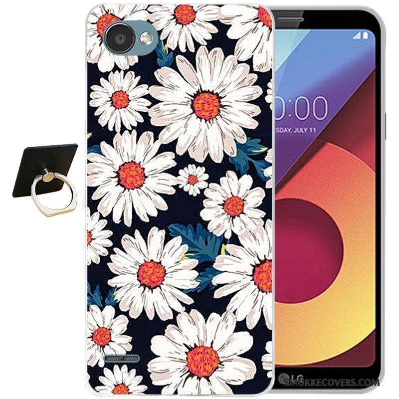 Etui Lg Q6 Tasker Lyseblå Telefon, Cover Lg Q6 Beskyttelse Anti-fald