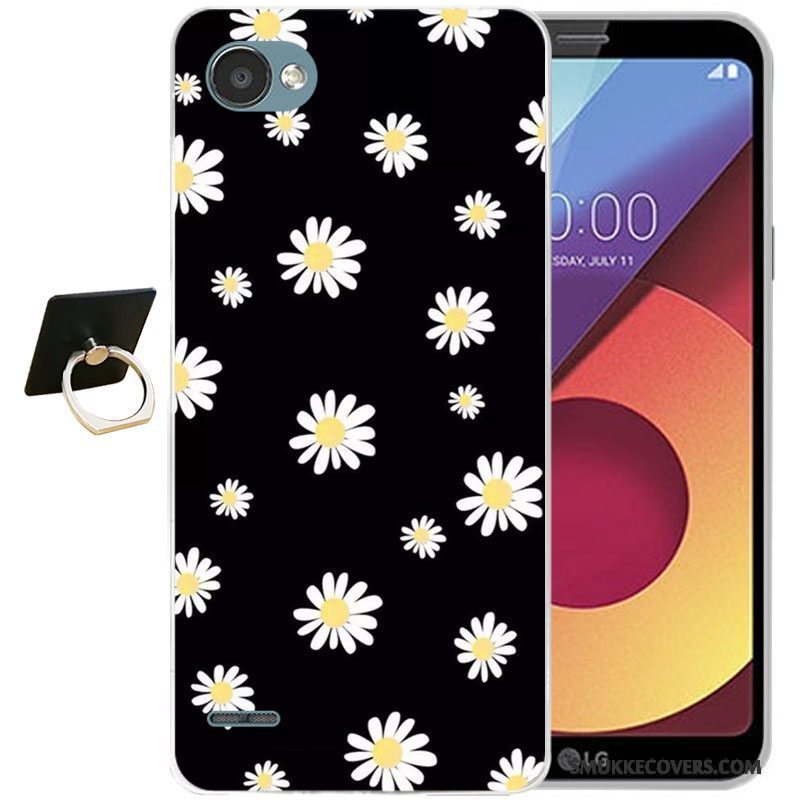 Etui Lg Q6 Tasker Lyseblå Telefon, Cover Lg Q6 Beskyttelse Anti-fald