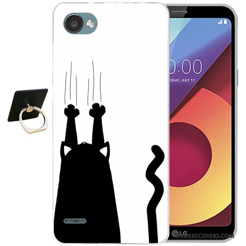 Etui Lg Q6 Tasker Lyseblå Telefon, Cover Lg Q6 Beskyttelse Anti-fald